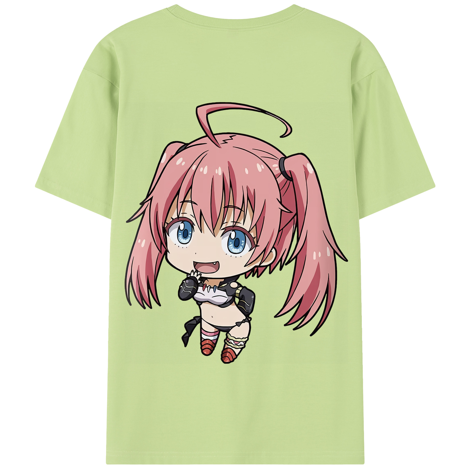 （画像用） 転スラ Regarding Reincarnated to Slime 綿100％半袖Tシャツ（背面プリント）